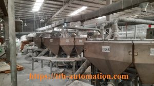 CÂN ĐỊNH LƯỢNG NGUYÊN LIỆU TỰ ĐỘNG 5 Cân định lượng nguyên liệu tự động trên dây truyền sản suất công nghiệp