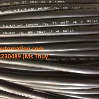 CÁP ĐIỀU KHIỂN CHỐNG NHIỄU SANGJIN 6x0.75