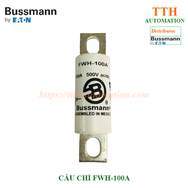 Cầu chì Bussmann FWH-100A chính hãng bán tại Hà Nội và Hồ Chí Minh cau chi bussmann fwh 100a tai ha noi