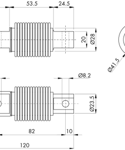 LOAD CELL CẢM BIẾN TRỌNG LƯỢNG PAVONE BBR-5KG 1 ban ve